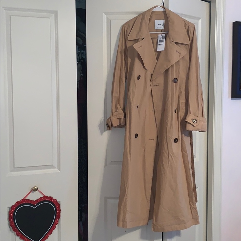 MNG by Mango Trench Coat size S (US)